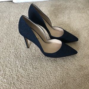Louise et Cie 4” jean colored heels